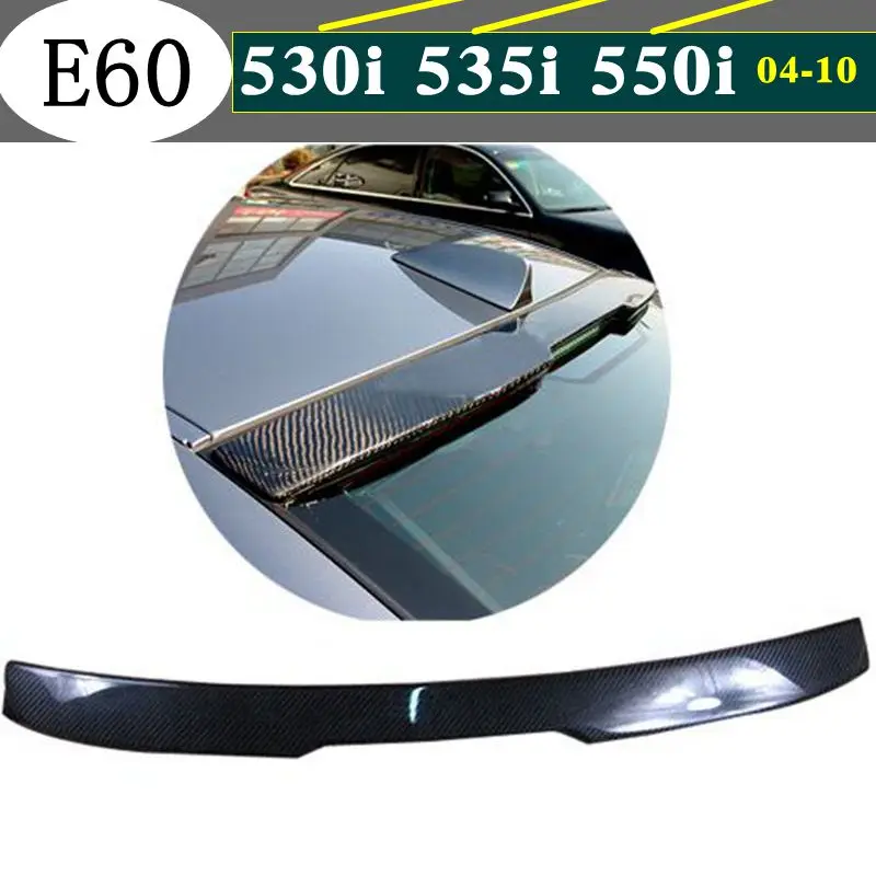 

E60 Carbon Fiber AC Style Rear Roof Spoiler for BMW E60 5 Series 2004 2005 2006 2007 2008 2009