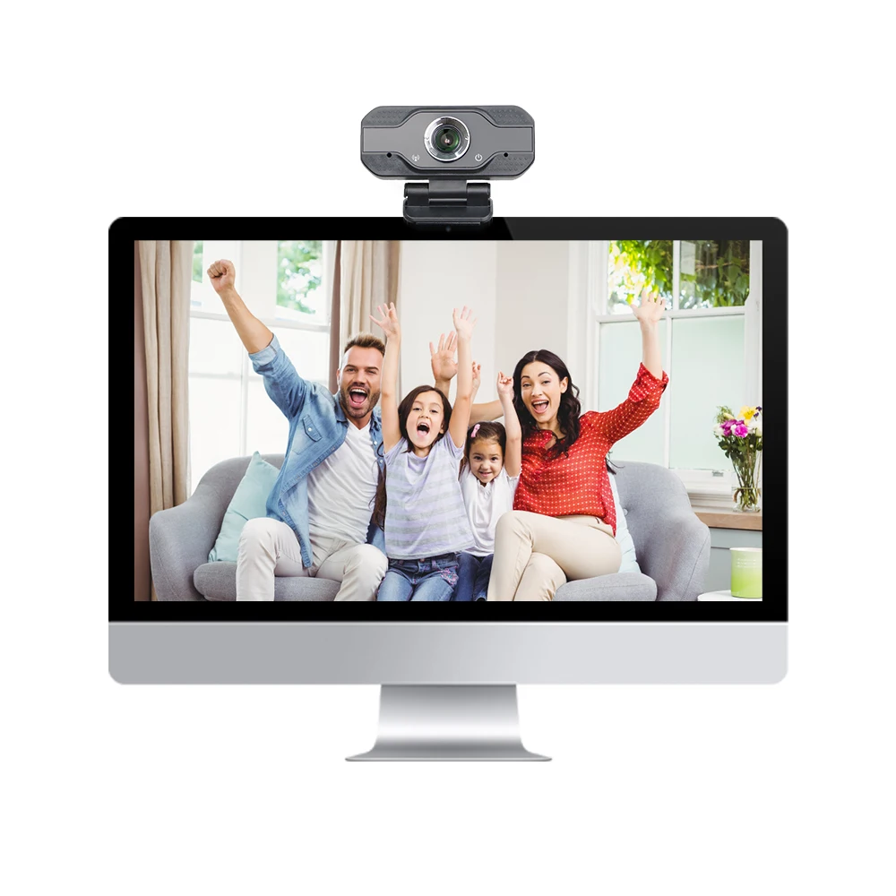 Веб-камера HD со встроенными двумя микрофонами 1080P USB Pro потоковая камера для