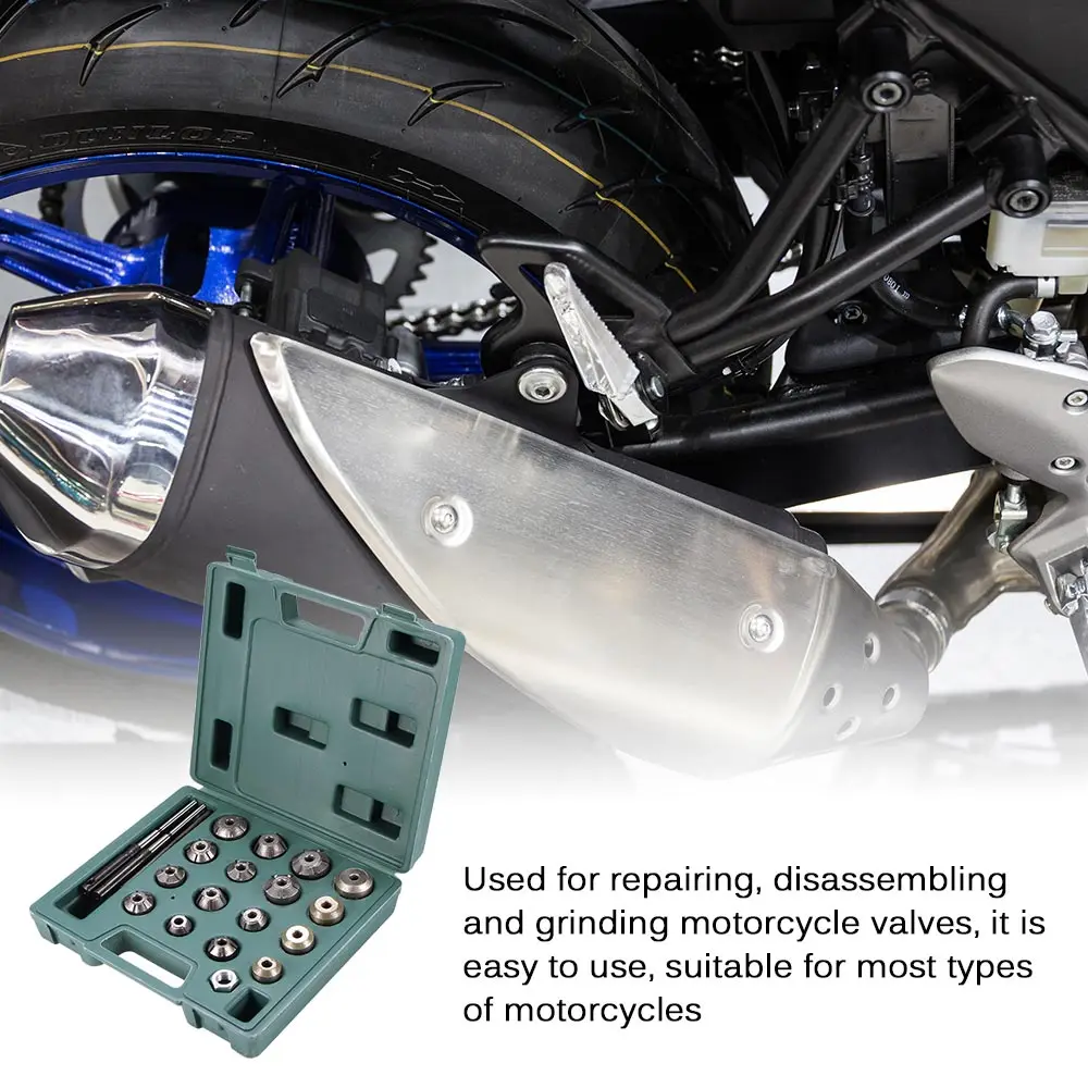 

2021 New Valve Seat Reamer Motorcycle Repair Cutter Valve Tool Set Fit Valve Seat Reamer Motorcycle Repair Cutter Valve Tool Set