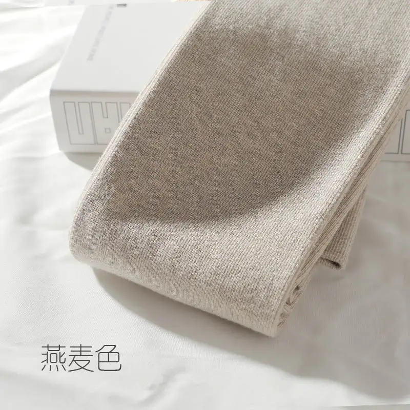 oatmeal color Яркие цвета, вертикальные полосы, леггинсы для женщин, Harajuku, Осенние, высокая талия, хлопок, обтягивающие леггинсы, супер эластичные штаны для женщин, C5977 - Цвет: oatmeal color