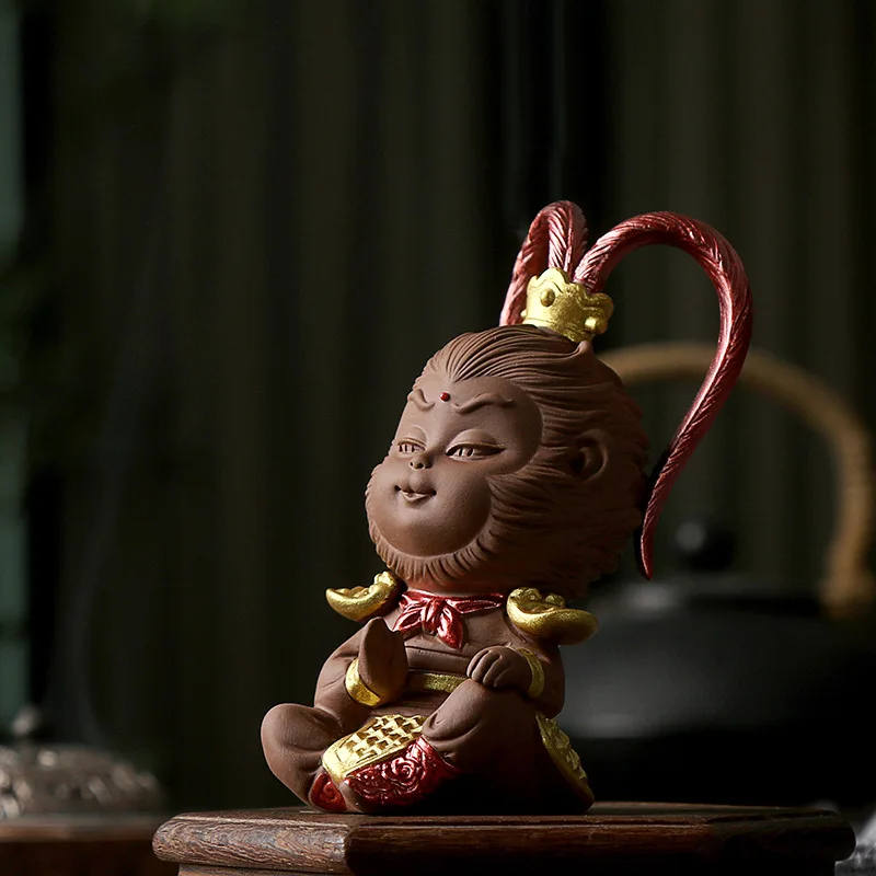 Фиолетовый песок Чай Домашние животные украшения бутик керамический дом