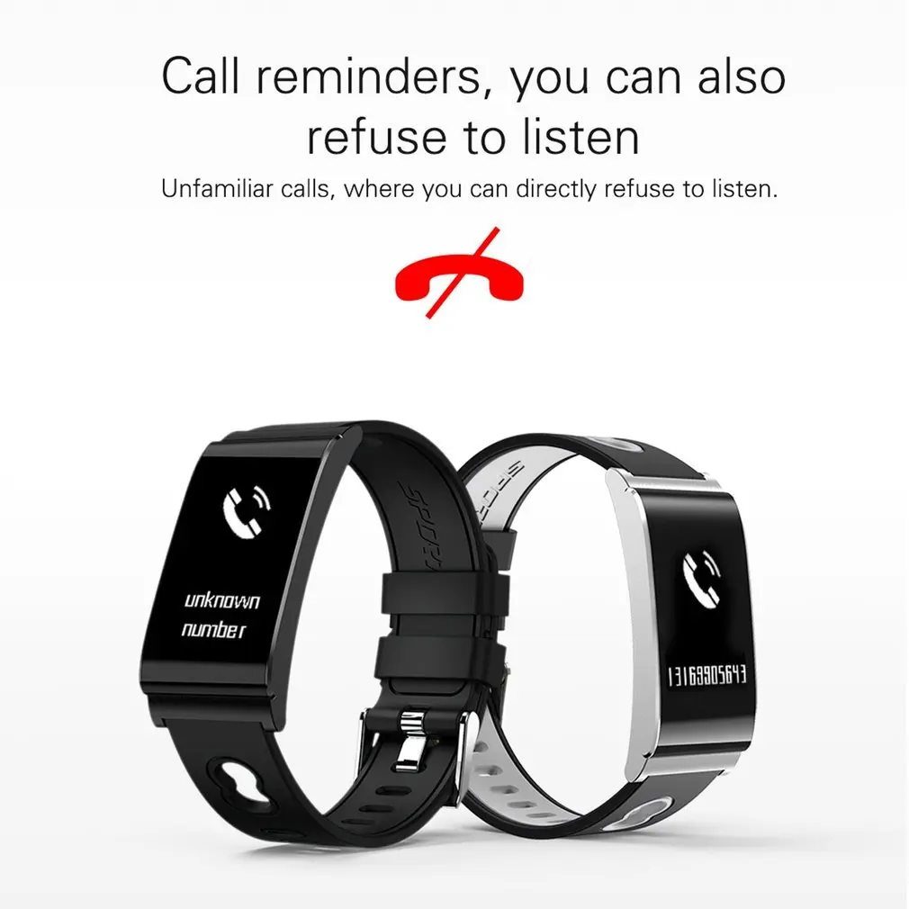 Ультра тонкий легкий смарт браслет модные водонепроницаемые Bluetooth фитнес часы с