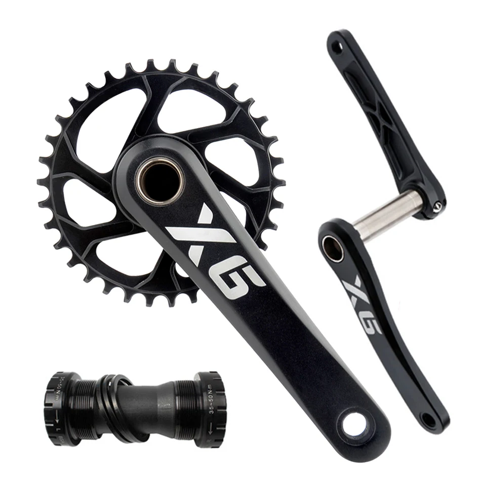 GOLDIX велосипед коленчатый набор GXP рукоятка MTB 170 175 kurbel platte rot 32T 34T 36T 38T mtb части