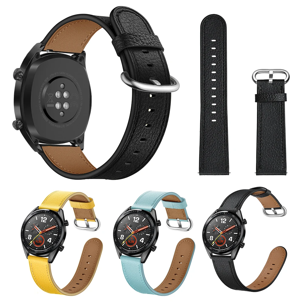 

Подходит для Huawei Watch GT1/2 Glory Magic, верхний слой кожи, коровья кожа, ремешок для часов с круглым хвостом