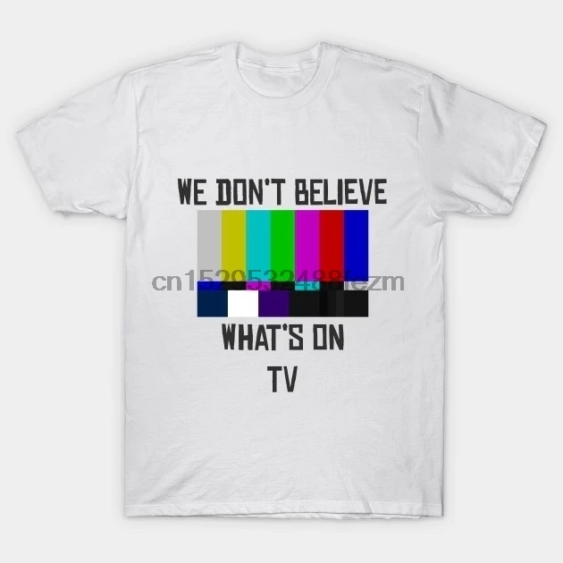 Мы не верим что по телевизору футболка Мужская футболка|Мужские футболки| |