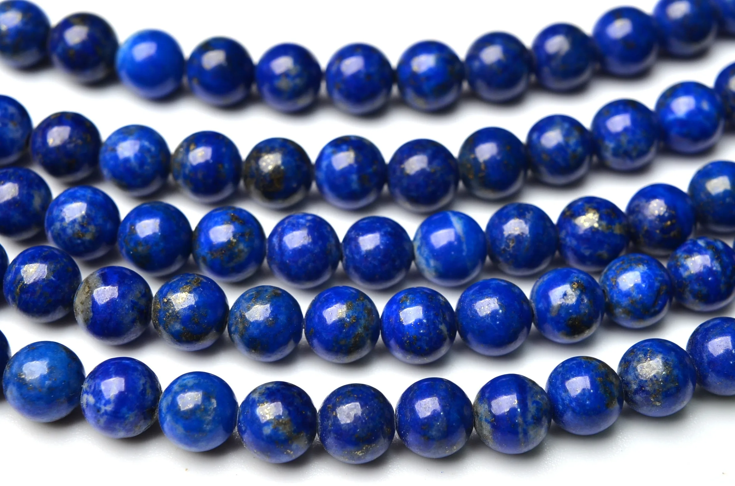 

Natural AA lapis round 6.5mm 1strands/set ï¼ˆabout 38 cmï¼‰