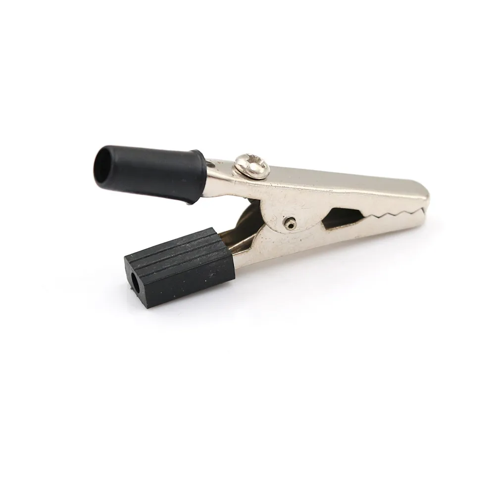 50 шт. металлические зажимы Аллигаторы разных цветов пластиковая ручка тестовый