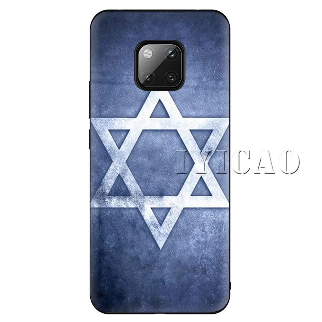 IYICAO Israel flag Soft Case for Huawei 9X 20 Pro Note 10 View 9 8 Lite 8C 8X 7X 7C 7A 6A | Мобильные телефоны и