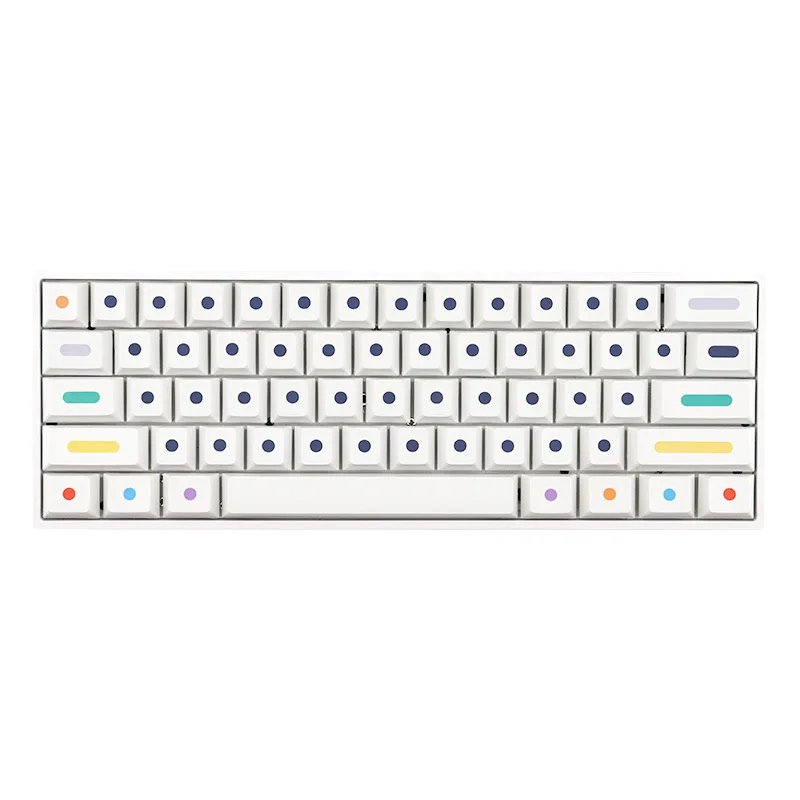 

Dots Keycaps 119 Keys PBT Sublimation White Mechanical Keyboard Keycap Cherry Profile Compatible With MX Switches