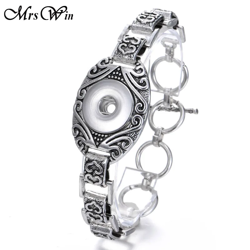 Новинка 18 мм браслет с кнопками браслеты 15 видов конструкций античный 3