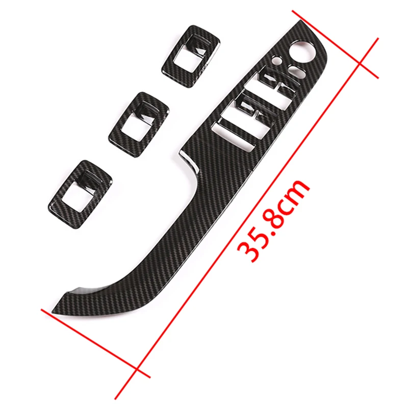 4 шт. автомобильная оконная подъемная кнопка панель рамка накладка декоративная