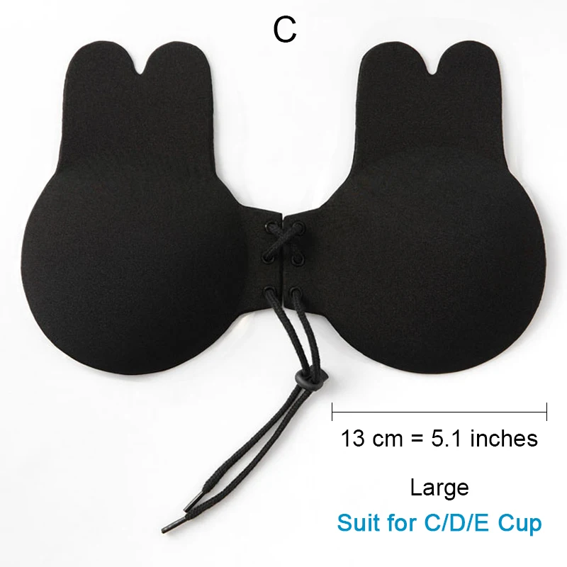 Black-13cm Липкий бюстгальтер сексуальное женское белье Femme бюстгальтер с подтяжкой невидимый бюстгальтер-невидимка без бретелек клейкий силиконовый невидимый пуш-ап бюстгальтер для женщин - Цвет: Black-13cm
