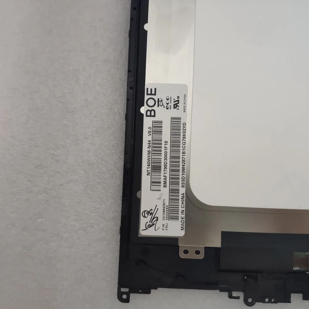 5d10n45603 5d10n45602 for lenovo yoga 520 14ikb flex 5 1470 lcd screentouch digitizer assembly with frame free global shipping