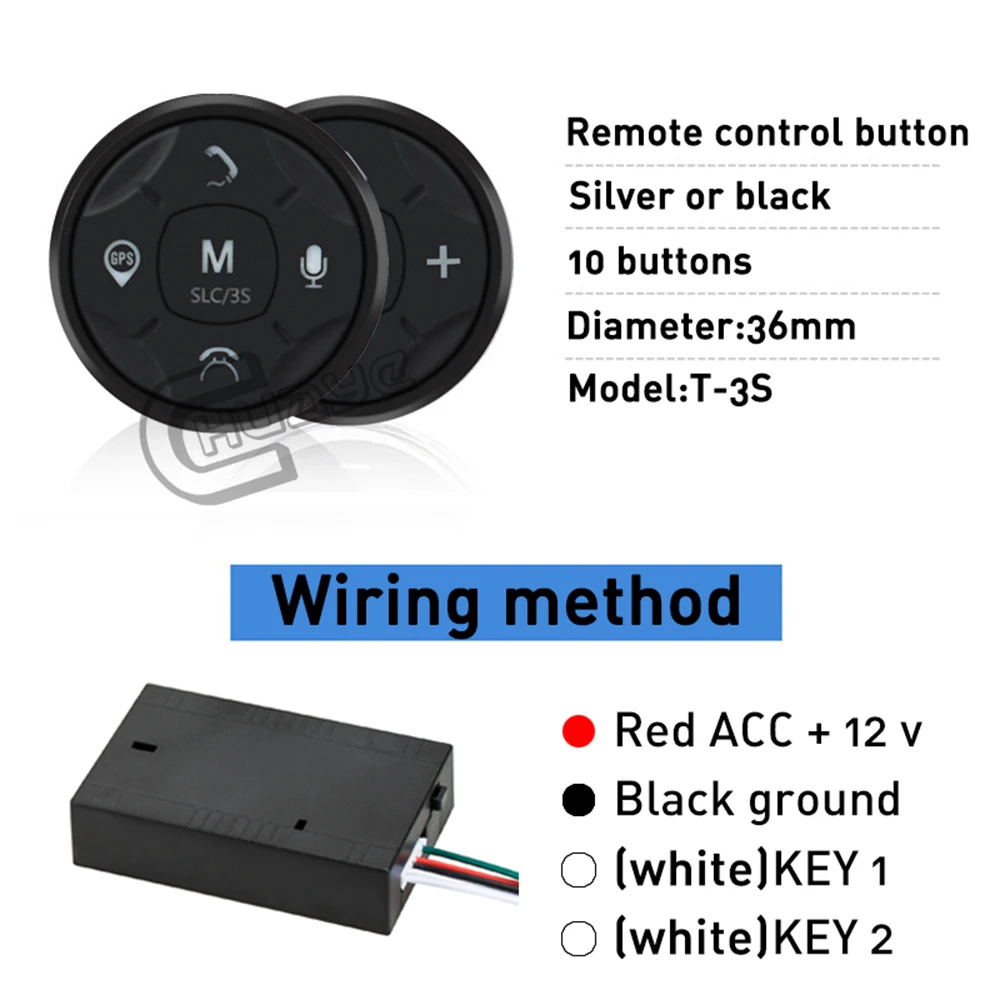Универсальный Автомобильный контроллер на руль 3S 5Key музыка беспроводной DVD GPS