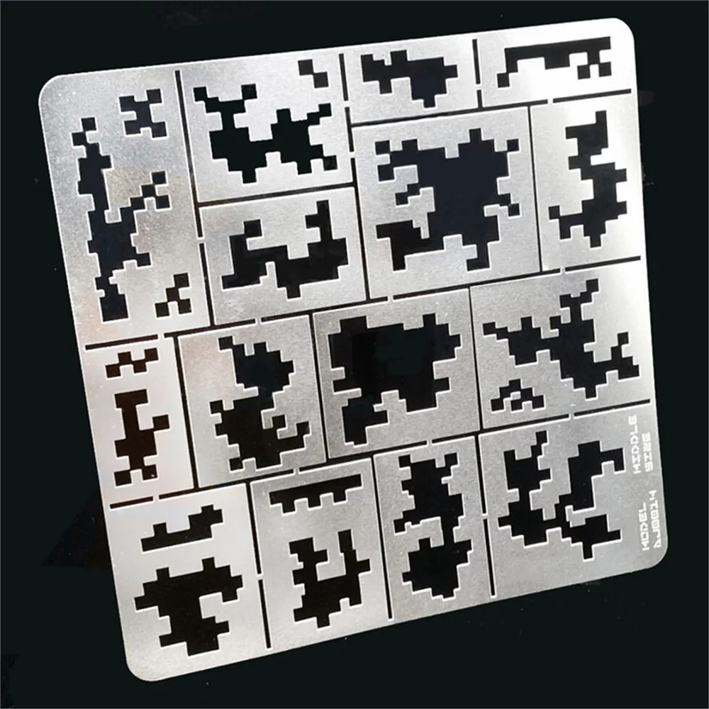 Шаблоны камуфляжных трафаретов для рисования 1/35 масштаб военная модель AFV AJ0014 |