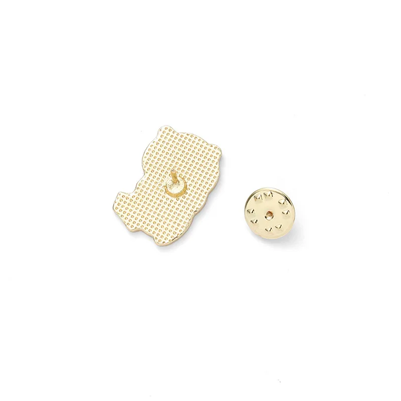 Забавные Маски кошка медведь искусственная рубашка отворот бейдж сумка