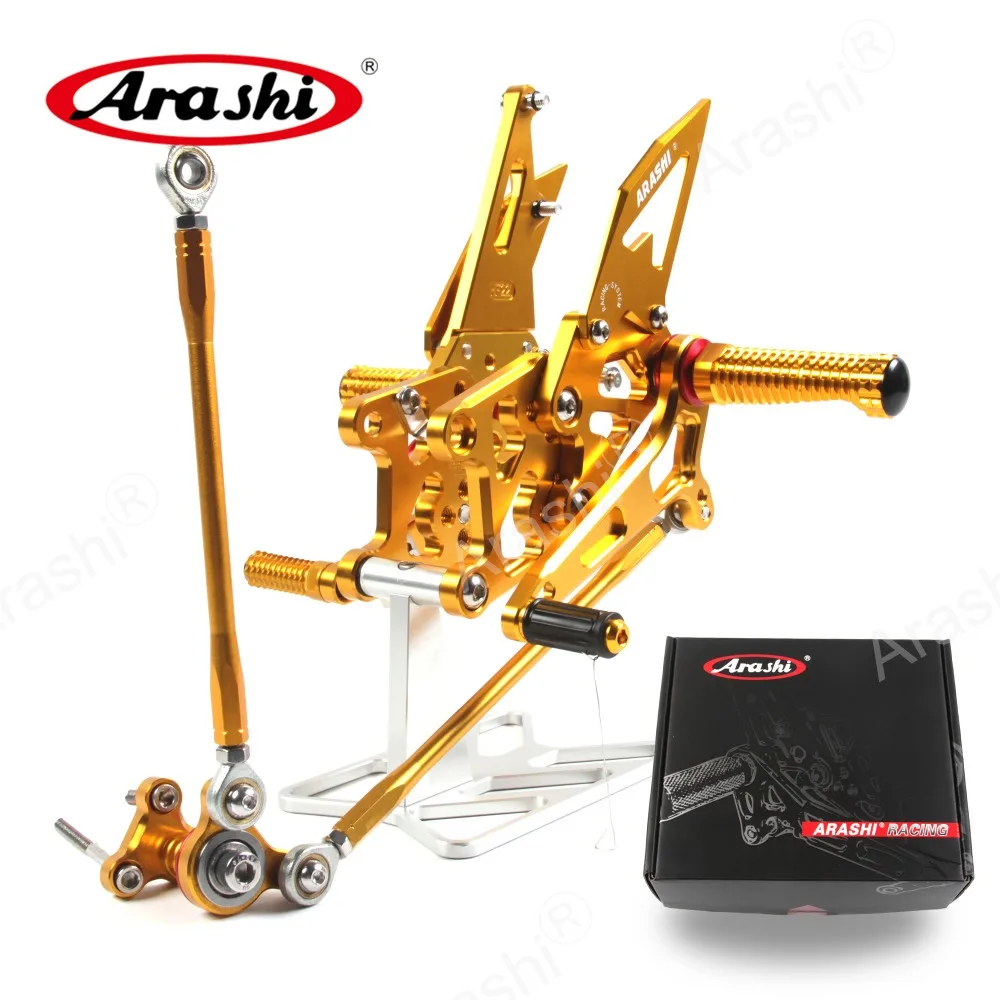 ARASHI для HONDA CBR600RR 2007-2008 Rider Rearsets CBR 600 CBR600 RR 2007 2008 07 08 Регулируемые подножки для ног