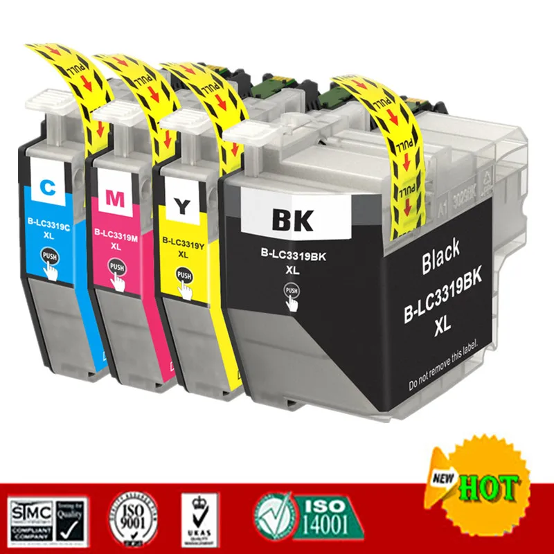 Сменный картридж с чернилами для LC3319 LC3319XL подходит Brother MFC-J6530DW MFC-J6730DW MFC-J6930DW MFC-J5330DW