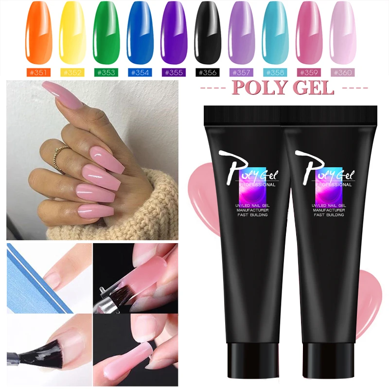 Акриловый полигель Verntion УФ гель для наращивания ногтей французского маникюра