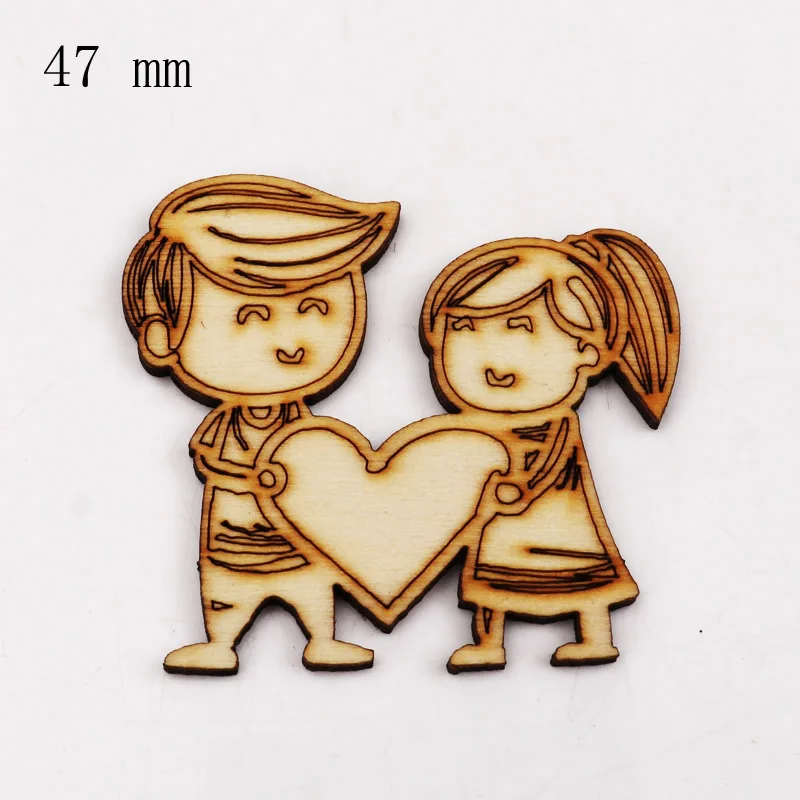 Разнообразие стилей натуральный Свадебные Mr Mrs деревянные украшения поделки