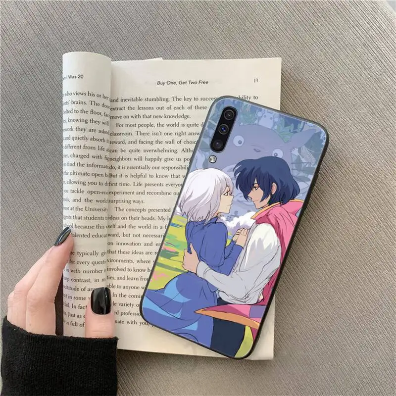 

Anime Howl's Howls Moving Castle Phone Case For Samsung galaxy S 9 10 20 A 10 21 30 31 40 50 51 71 s note 20 j 4 2018 plus