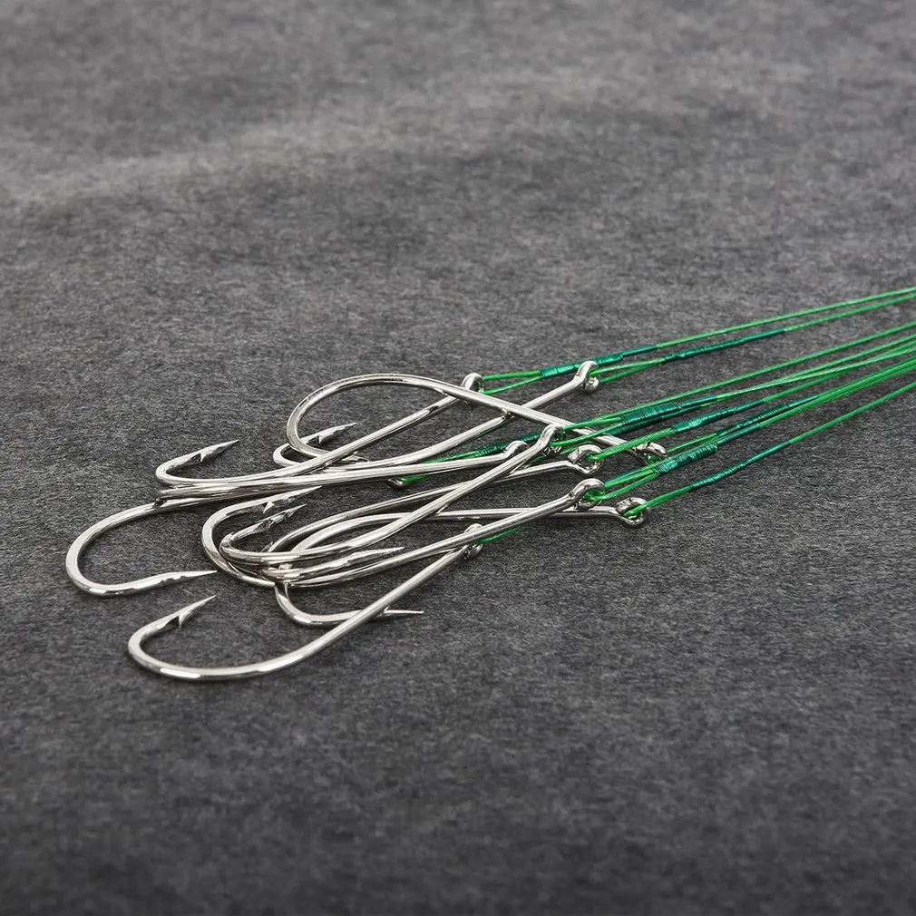 10 шт./партия рыболовный крючок с колючей спинкой для кальмара высокое карбоновое