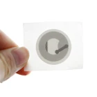 NFC-наклейки протокол ISO14443A 13,56 МГц NTAG216 универсальная этикетка RFID-метки для всех NFC-телефонов клейкие 25 мм белая бумага (10 шт.)
