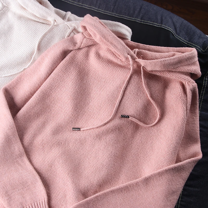 Shellsuning/вязаный свитер с капюшоном Пуловер большого размера для женщин Сезон