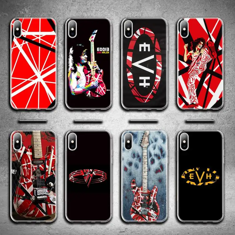 

EVH Eddie Van Halen Phone Case for iphone 12 pro max 11 pro XS MAX 8 7 6 6S Plus X 5S SE 2020 XR cover