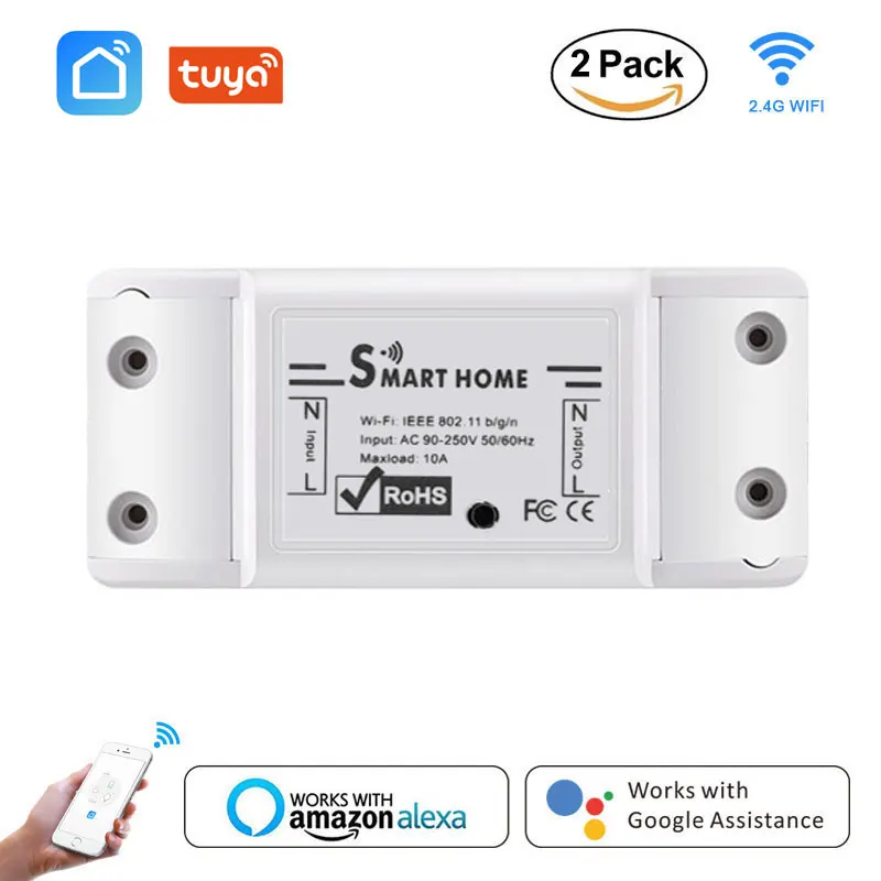 DIY WiFi светильник выключатель универсальный таймера приложение Smart Life