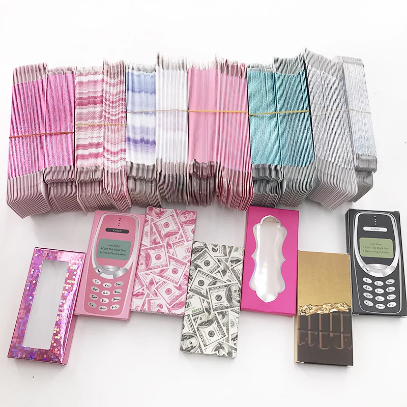 Оптовая продажа ресниц упаковочная коробка пустые ресницы картонная бумага