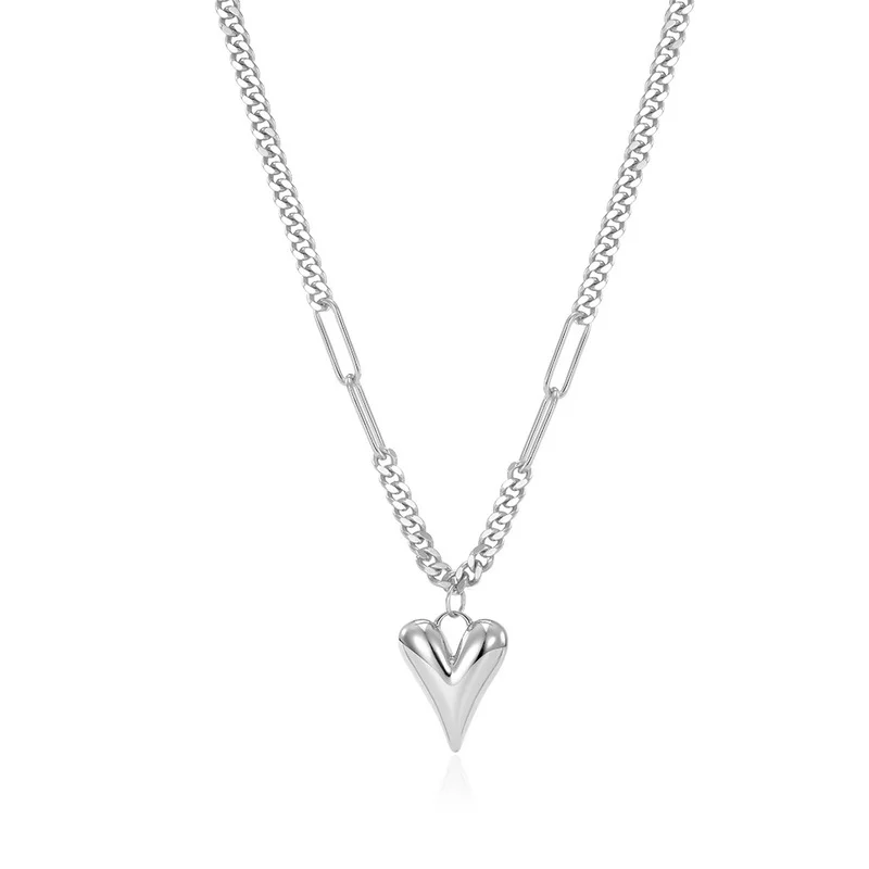 

LOVOACC Multiple Minimalist Metallic Love Heart Pendant Necklace for Women Simulated Pearl Chokers Necklaces Fashion Jewelry
