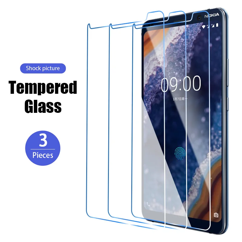 1/2/3 шт закаленное стекло для Nokia C5 Endi X71 X X2 XL HD Защита экрана Lumia 520 530 535 630 635 640 950