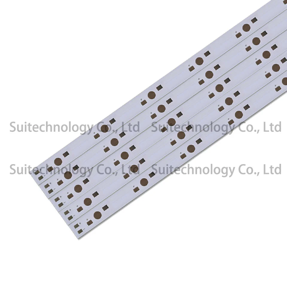 10 шт. светодиодная алюминиевая Базовая пластина 390 мм прямоугольная