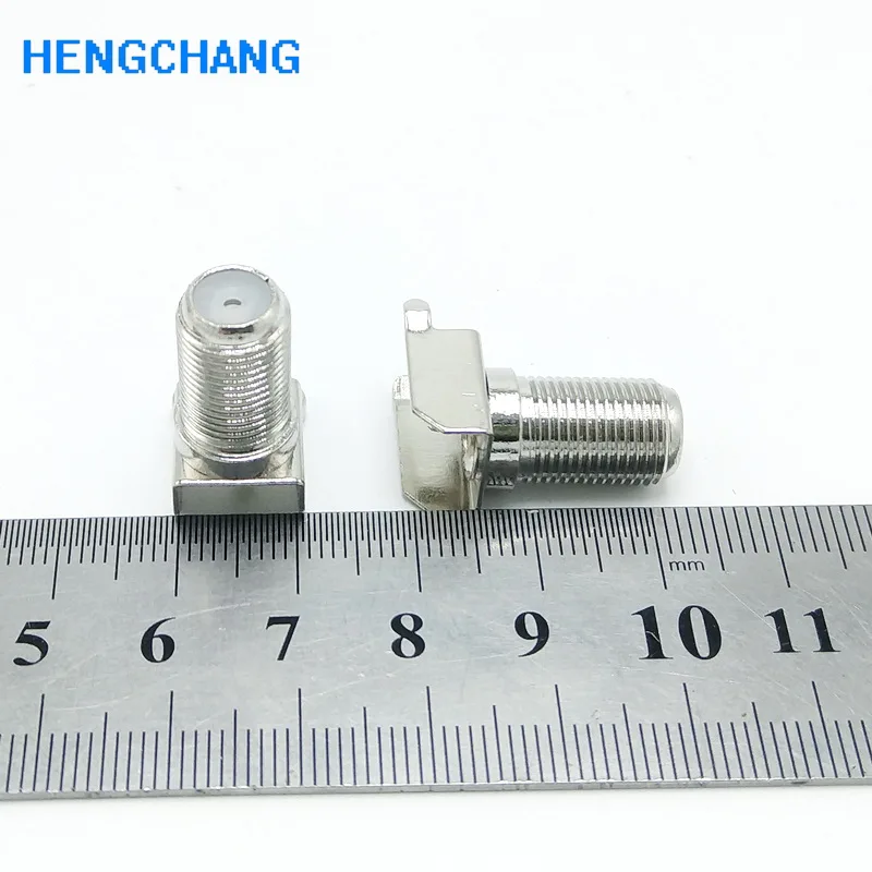 20шт 3pin F Тип коннектор правый угол гнездовой разъем крепление для ТВ DVB