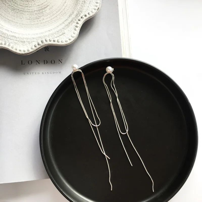 Timlee E271 новые темпераментные геометрические кисточки имитация жемчуга Стразы