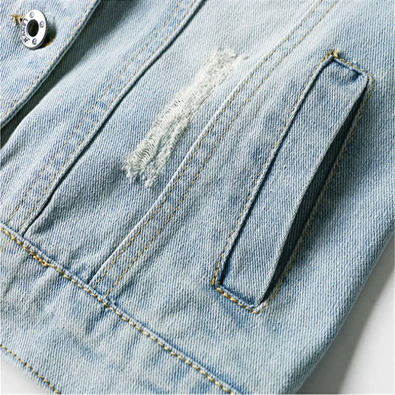 Новинка 2021 осенняя короткая приталенная Повседневная джинсовая куртка большого