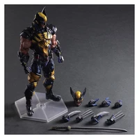 28cm marvel x men wolverine doll action figure model toy ornament movable wolverine scene accessories figurine for fans toy gift