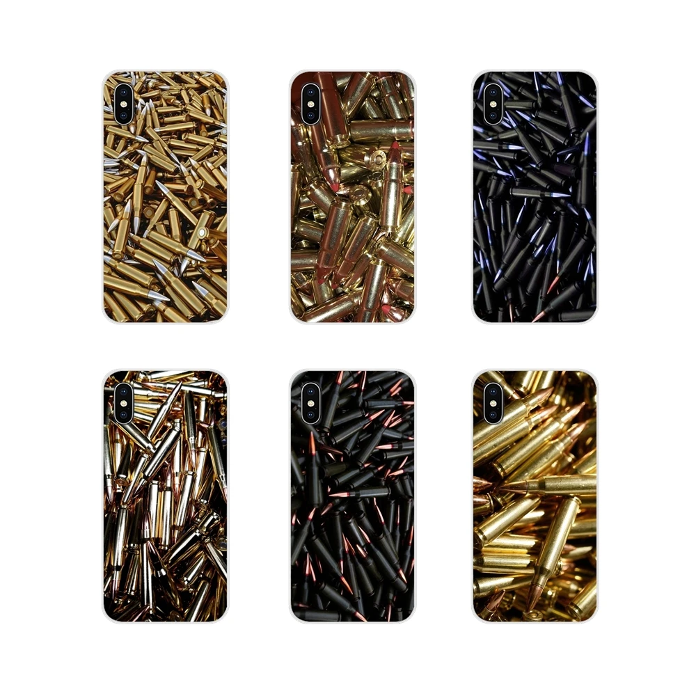 For Samsung Galaxy A3 A5 A7 A9 A8 Star A6 Plus 2018 2015 2016 2017 Loose Gold Bullets Gun Bullet Accessories Phone Shell Covers | Мобильные