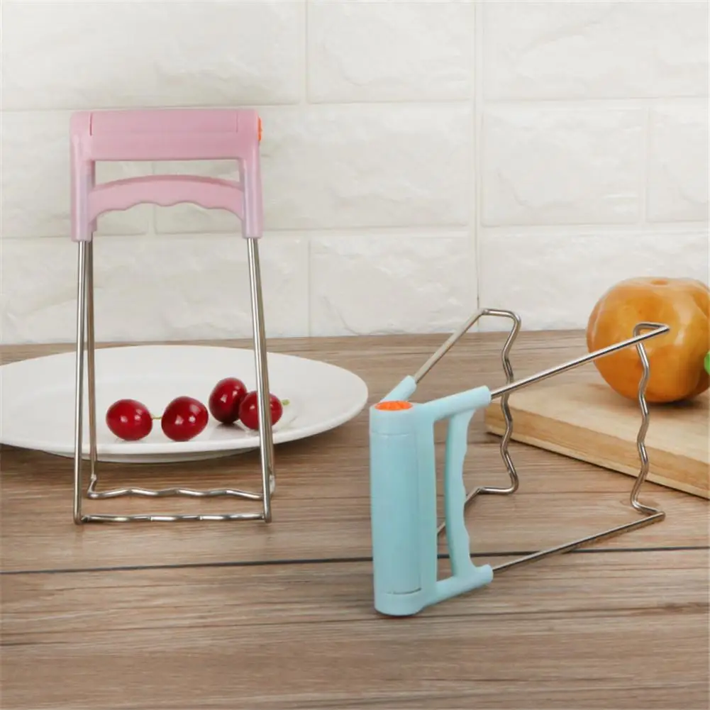 Складная Нержавеющая сталь горячий шар клип горшок блюдо держатель Пароварка