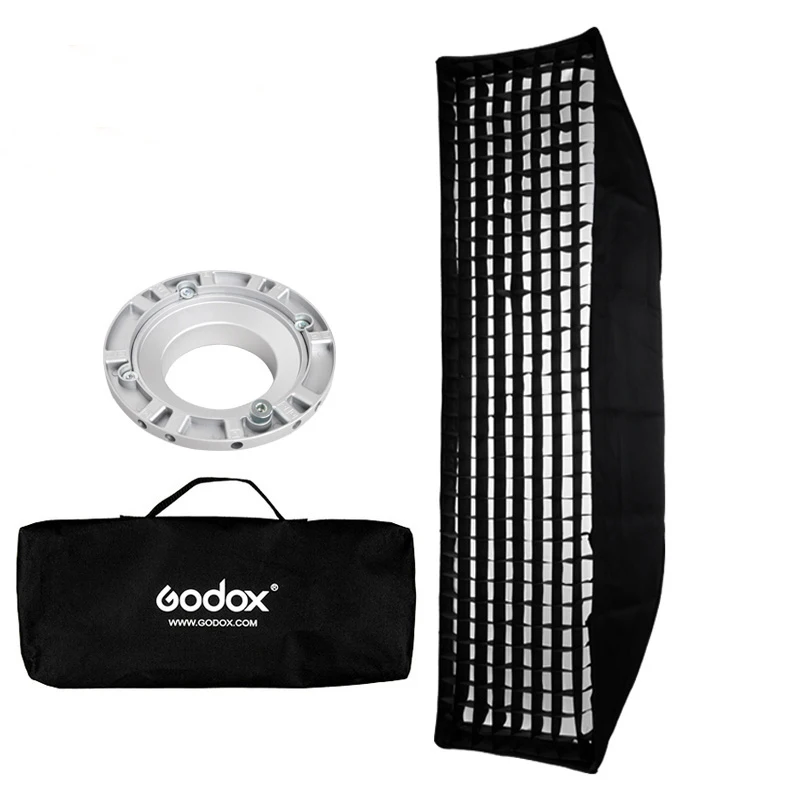 Godo x 30x120 см 12 &quotx 47&quot сеткой в форме сот прямоугольный софтбокс с креплением Bowens