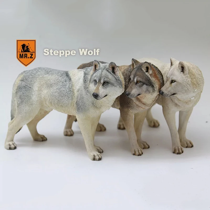 

1/6 Scale Figure Scene Accessories Steppe Wolf Model for 12" Action Figure Doll Resin Animal Model Toy