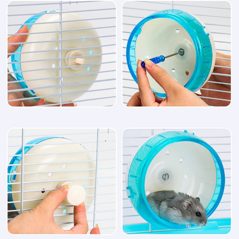 

Small Pets Guinea Pig Hamster Wheel Running Sports Round Wheel Hamster Cage Accessories Gerbil Exercise Wheel For Pet Toy