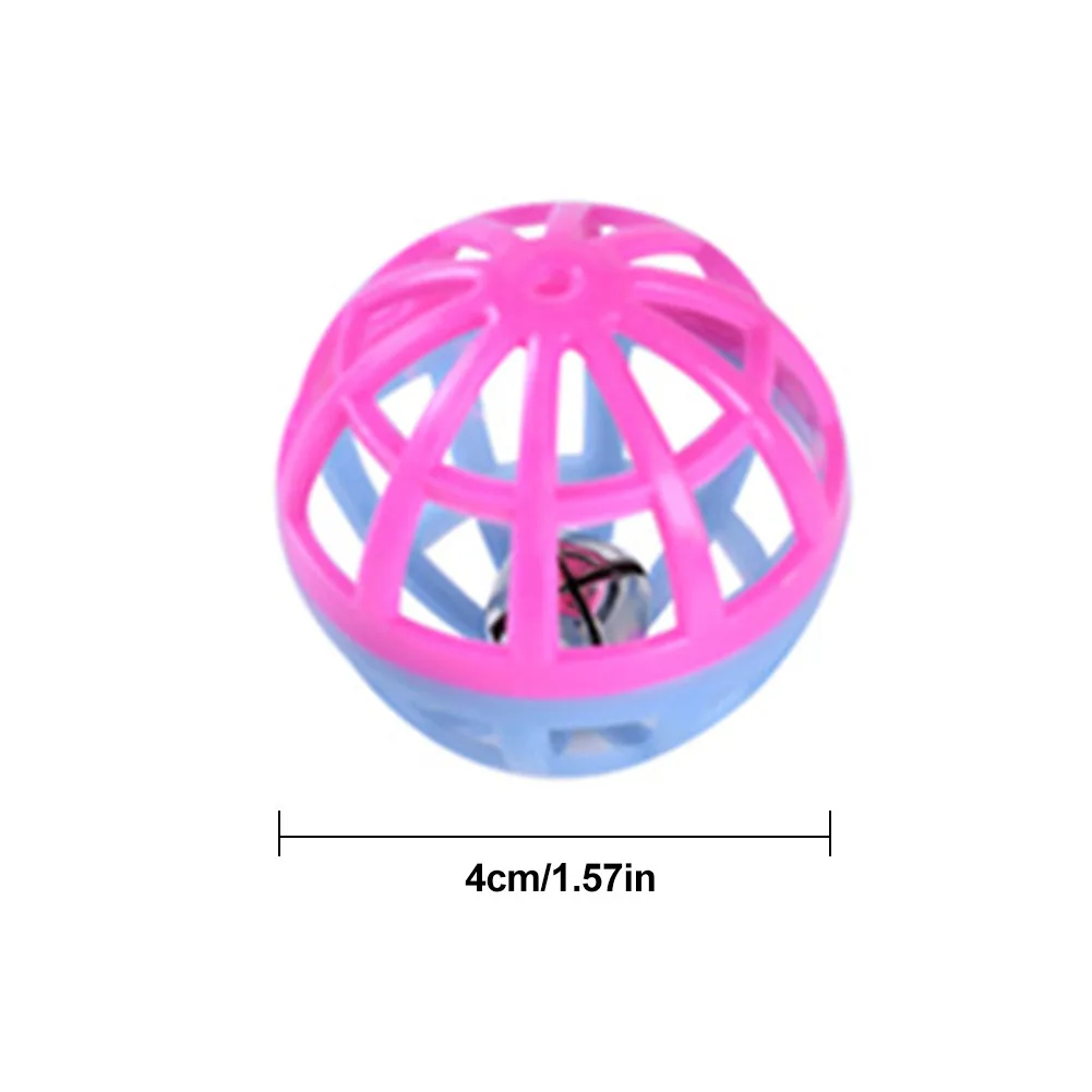 

10Pcs Pet Cat Toy Interactive Bell Ball Vocal Parrot Bird Hamster Non Toxic Plastic Universal Funny Toy Pet Favor Pet Product