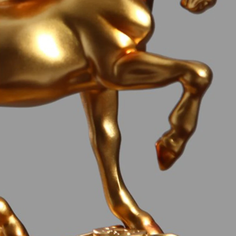 

Horse Statuette Crafts Ornaments Desktop Decor Nordic Home Resin