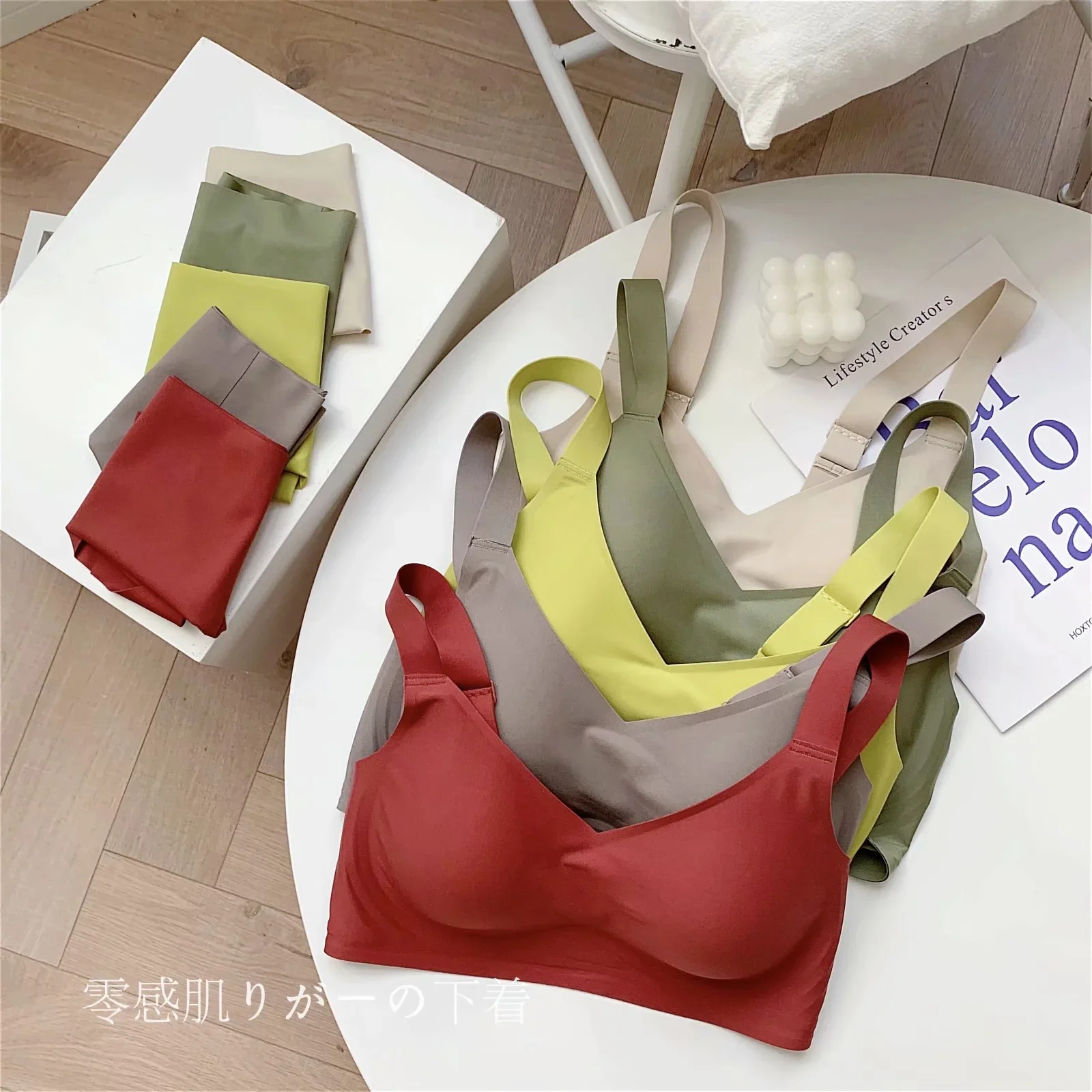 

Seamless Bra Plus Size Wire Free Brassieres Woman's Underwear Summer Pad Women's Intimates Lingerie Femme Underwear & Sleepwears