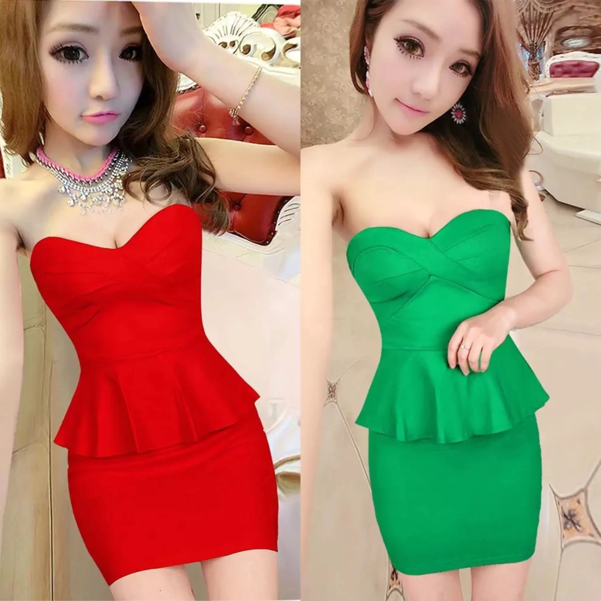 

Одежда для ночного клуба, женская одежда для ночного клуба, облегающий сексуальный топ-бандо, закрывающий живот, платье-футляр
