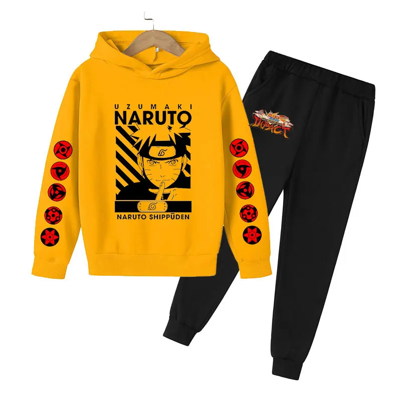

huoying Ninja clothes Hoodie Sweatshirt Tops + Sweatpants Jogging Clothing Children's Clothing Girls/Boy Sets Baby Clothes Casua