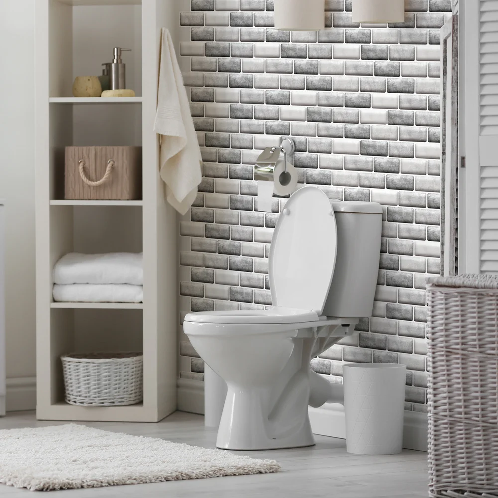 10 шт. упак. 3D наклейки на кирпичные стены самоклеящиеся водонепроницаемые панели