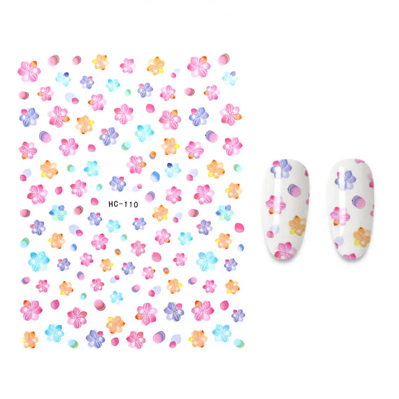 

3D наклейки для ногтей, лак для ногтей, 1 шт., милые надписи тематических наклеек для украшения ногтей